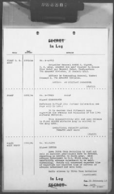 2 - Miscellaneous File > 408 - Cables - In Log, ETOUSA (Gen Lee), Feb 11-20, 1945