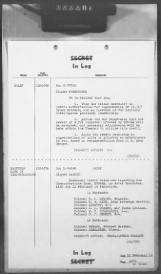 2 - Miscellaneous File > 408 - Cables - In Log, ETOUSA (Gen Lee), Feb 11-20, 1945