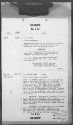 Thumbnail for 2 - Miscellaneous File > 408 - Cables - In Log, ETOUSA (Gen Lee), Feb 11-20, 1945