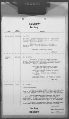 Thumbnail for 2 - Miscellaneous File > 408 - Cables - In Log, ETOUSA (Gen Lee), Feb 11-20, 1945