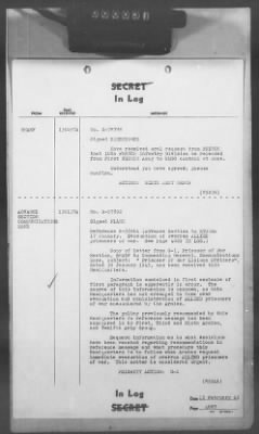 Thumbnail for 2 - Miscellaneous File > 408 - Cables - In Log, ETOUSA (Gen Lee), Feb 11-20, 1945