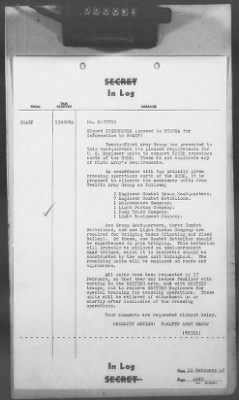 2 - Miscellaneous File > 408 - Cables - In Log, ETOUSA (Gen Lee), Feb 11-20, 1945