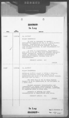 2 - Miscellaneous File > 408 - Cables - In Log, ETOUSA (Gen Lee), Feb 11-20, 1945