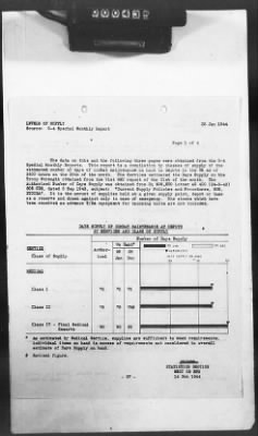 Thumbnail for 2 - Miscellaneous File > 425 - Statistical Summary, SOS, ETO and Progress Report, SGS, ETO, February 1944