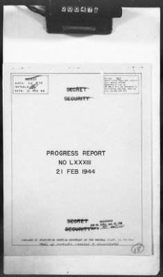 2 - Miscellaneous File > 425 - Statistical Summary, SOS, ETO and Progress Report, SGS, ETO, February 1944