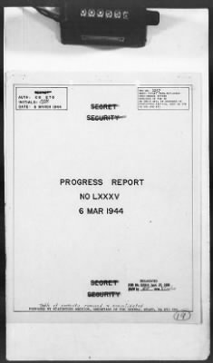 Thumbnail for 2 - Miscellaneous File > 426 - Progress Reports (Statistical), SGS, ETO, March 1944