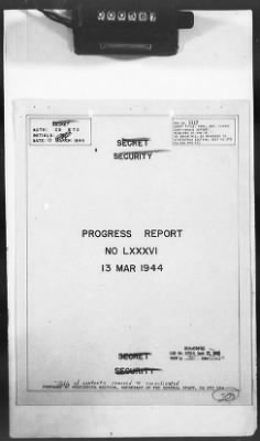 2 - Miscellaneous File > 426 - Progress Reports (Statistical), SGS, ETO, March 1944