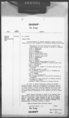 Thumbnail for 2 - Miscellaneous File > 411 - Cables - In Log, ETOUSA (Gen Lee), Mar 12-24, 1945