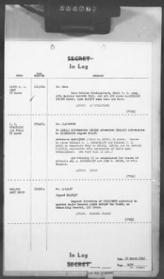 Thumbnail for 2 - Miscellaneous File > 411 - Cables - In Log, ETOUSA (Gen Lee), Mar 12-24, 1945