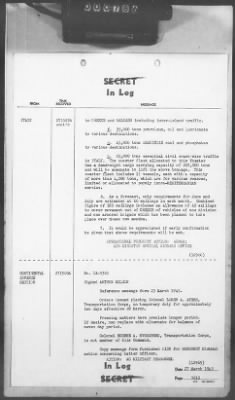 Thumbnail for 2 - Miscellaneous File > 412 - Cables - In Log, ETOUSA (Gen Lee), Mar 25-31, 1945