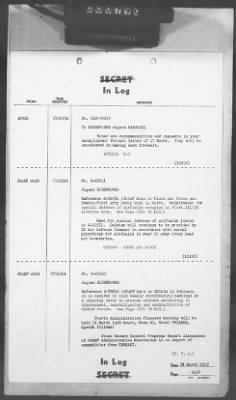 Thumbnail for 2 - Miscellaneous File > 412 - Cables - In Log, ETOUSA (Gen Lee), Mar 25-31, 1945