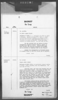 Thumbnail for 2 - Miscellaneous File > 412 - Cables - In Log, ETOUSA (Gen Lee), Mar 25-31, 1945