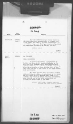 Thumbnail for 2 - Miscellaneous File > 412 - Cables - In Log, ETOUSA (Gen Lee), Mar 25-31, 1945