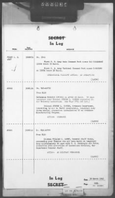 Thumbnail for 2 - Miscellaneous File > 412 - Cables - In Log, ETOUSA (Gen Lee), Mar 25-31, 1945