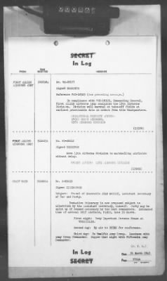 Thumbnail for 2 - Miscellaneous File > 412 - Cables - In Log, ETOUSA (Gen Lee), Mar 25-31, 1945