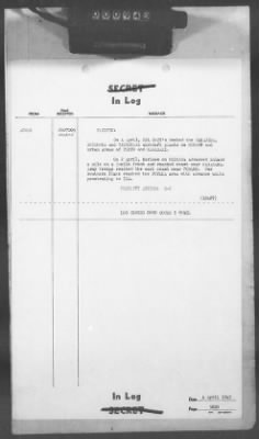 2 - Miscellaneous File > 413 - Cables - In Log, ETOUSA (Gen Lee), Apr 1-11, 1945