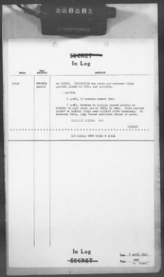 Thumbnail for 2 - Miscellaneous File > 413 - Cables - In Log, ETOUSA (Gen Lee), Apr 1-11, 1945