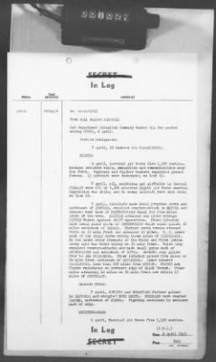 2 - Miscellaneous File > 413 - Cables - In Log, ETOUSA (Gen Lee), Apr 1-11, 1945