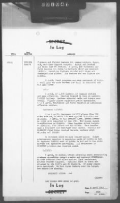 2 - Miscellaneous File > 413 - Cables - In Log, ETOUSA (Gen Lee), Apr 1-11, 1945