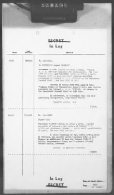 2 - Miscellaneous File > 413 - Cables - In Log, ETOUSA (Gen Lee), Apr 1-11, 1945