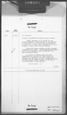 2 - Miscellaneous File > 413 - Cables - In Log, ETOUSA (Gen Lee), Apr 1-11, 1945