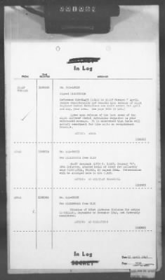 2 - Miscellaneous File > 413 - Cables - In Log, ETOUSA (Gen Lee), Apr 1-11, 1945