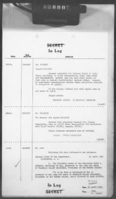 Thumbnail for 2 - Miscellaneous File > 414 - Cables - In Log, ETOUSA (Gen Lee), Apr 12-22, 1945