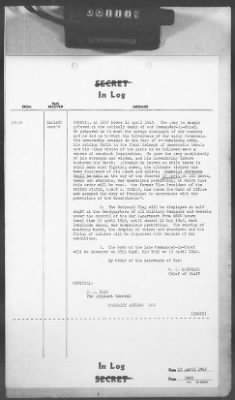 Thumbnail for 2 - Miscellaneous File > 414 - Cables - In Log, ETOUSA (Gen Lee), Apr 12-22, 1945