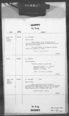 Thumbnail for 2 - Miscellaneous File > 414 - Cables - In Log, ETOUSA (Gen Lee), Apr 12-22, 1945