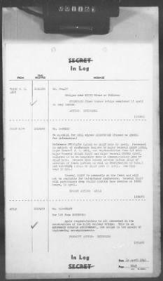 Thumbnail for 2 - Miscellaneous File > 414 - Cables - In Log, ETOUSA (Gen Lee), Apr 12-22, 1945