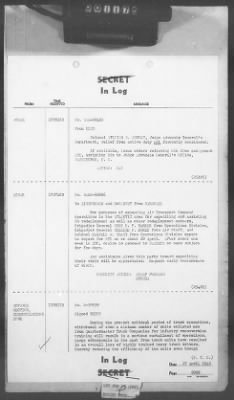 2 - Miscellaneous File > 414 - Cables - In Log, ETOUSA (Gen Lee), Apr 12-22, 1945