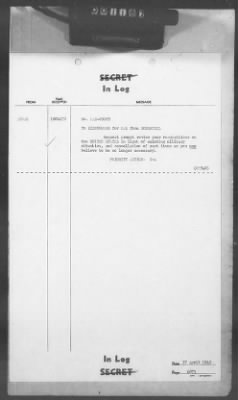 2 - Miscellaneous File > 414 - Cables - In Log, ETOUSA (Gen Lee), Apr 12-22, 1945