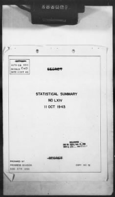 2 - Miscellaneous File > 421 - Statistical Summary, SOS, ETOUSA, October 1943