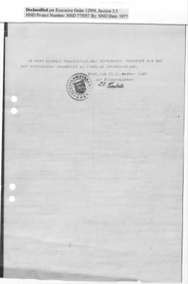 Thumbnail for General Records Pertaining To External Assets Investigations > Bänzinger, Theodor