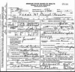 Thumbnail for Isaac McDaniel Presson Death Certificate