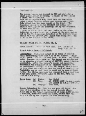 Thumbnail for USS BONEFISH > Report of Fifth War Patrol