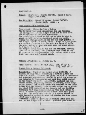 Thumbnail for USS BONEFISH > Report of Fifth War Patrol