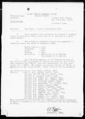 VT(N) 90 > War Diary, 8/25/44 to 9/30/44