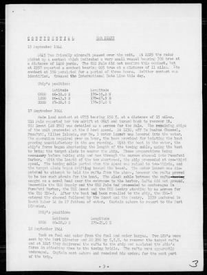 USS YDG-8 > War Diary, 9/1-30/44