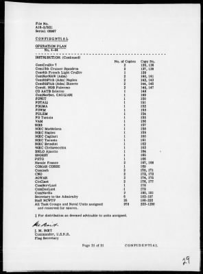 NAV COM WESTERN TASK FORCE > Preliminary Rep of the Amphibious Invasion of Southern France, 8/9/44 - 9/25/44