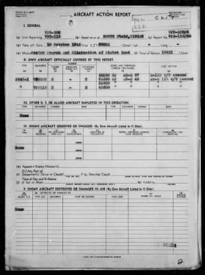 Thumbnail for VPB-102 & VPB-116 > VPB 102 ACA Form Rep #8 & VPB 116 ACA Form Reps Nos 26-29 - Rep of Ops Against Enemy Shipping & Aircraft in the Bonin Is, 10/10-12/44