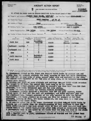 Thumbnail for VPB-102 & VPB-116 > VPB 102 ACA Form Rep #8 & VPB 116 ACA Form Reps Nos 26-29 - Rep of Ops Against Enemy Shipping & Aircraft in the Bonin Is, 10/10-12/44