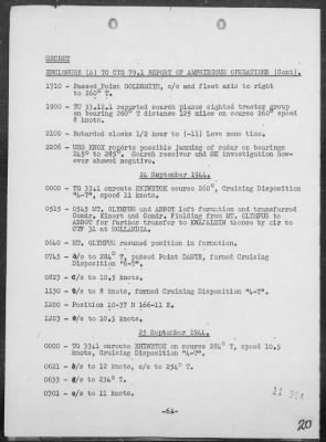 Thumbnail for COM PHIB GR 3 > Rep of Participation in Amphibious Ops the Capture of Leyte Is, Philippines, 9/15/44-10/23/44