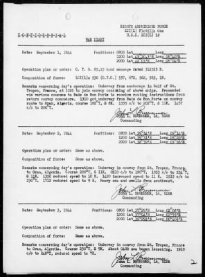 Thumbnail for USS LCI(L) 18 > War Diary, 9/1-30/44