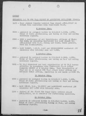 Thumbnail for COM PHIB GR 3 > Rep of Participation in Amphibious Ops the Capture of Leyte Is, Philippines, 9/15/44-10/23/44