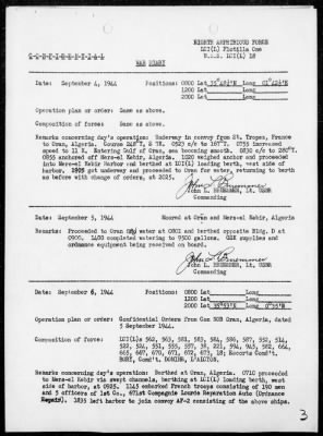 Thumbnail for USS LCI(L) 18 > War Diary, 9/1-30/44