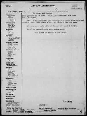 Thumbnail for VMB-413 > ACA Form Reps #117 & #119 - Rep of Heckling Missions Against the Kahili Area, Bougainville, 9/21-23/44