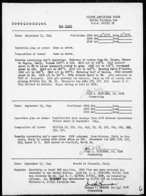 Thumbnail for USS LCI(L) 18 > War Diary, 9/1-30/44