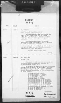 Thumbnail for 2 - Miscellaneous File > 403b - Cables - In Log, ETOUSA (Gen Lee), Jan 1-7, 1945