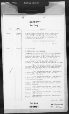 Thumbnail for 2 - Miscellaneous File > 403b - Cables - In Log, ETOUSA (Gen Lee), Jan 1-7, 1945